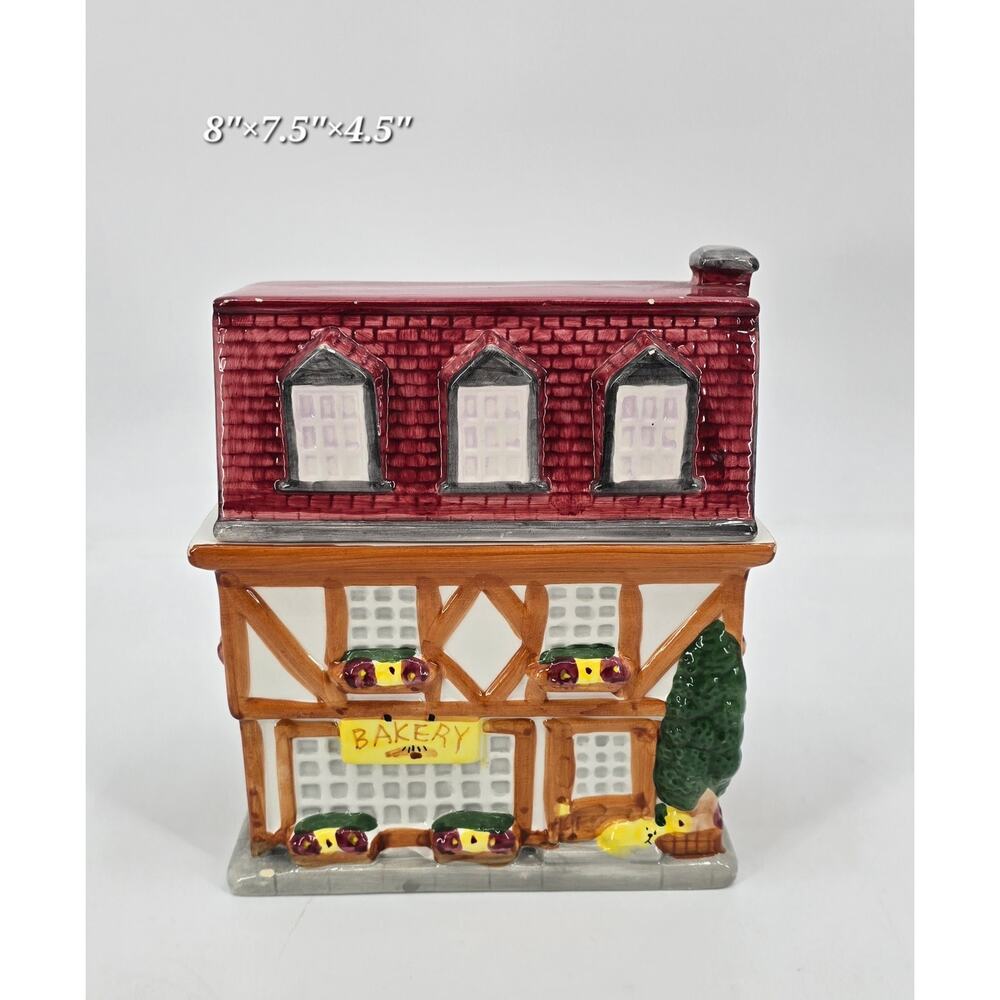 Vintage Sherwood Brands Bakery House Cookie Jar‎